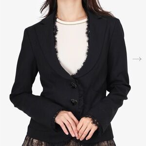 Moschino lace blazer